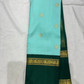 Pure Handwoven Gadwal Silk Saree Sky Blue - 016