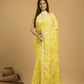 Lemon Yellow Cotton Silk Jamdani Saree - 026