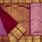 dot pink design - golden pallu border gadwal saree - 069