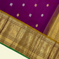 Pure Violet with Full Golden Zari Kanjivaram Silk Saree-016