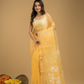 Jamdani Saree With Pale Yellow - 007