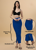 Saree Shapewear Straight Cut Style In Indigo Blue Color - 005