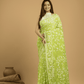 Pear green Cotton Silk Jamdani Saree - 007