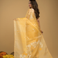 Jamdani Saree With Pale Yellow - 007