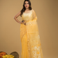 Jamdani Saree With Pale Yellow - 007