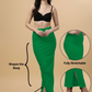 Saree Shapewear Straight Cut Style In Lime Green Color - 011