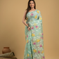 Mint Green Matka Silk Jamdani Saree - 043