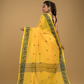 Bright Yellow Jamdani Saree - 035