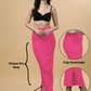 Saree Shapewear Straight Cut Style In Hot Pink Color - 013