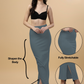 Saree Shapewear Straight Cut Style In Grey Color - 014