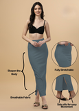 Saree Shapewear Straight Cut Style In Grey Color - 014