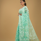 Mint Green Cotton Silk Jamdani Saree - 009