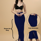 Saree Shapewear Straight Cut Style In Dark Blue Color - 018