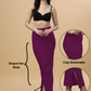 Saree Shapewear Straight Cut Style In Wine Purple Color - 019