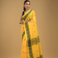 Bright Yellow Jamdani Saree - 035