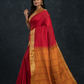 Passion Red Golden Pecock Korvai Saree - 144