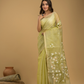 Jamdani Saree With Light Green - 011