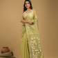 Jamdani Saree With Light Green - 011