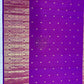 Purple Saree and Navy Blue Silk Pallu and Purple Silk Border Kanjivaram Saree-024