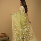 Jamdani Saree With Light Green - 011