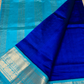 Blue with Sky Blue Border Korvai Saree- 020