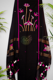 Cotton Jamdani 2 Piece Set Kurti & Dupatta with Rich Black  -355