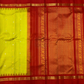 Pure Yellow  with Red and Golden Designed Pallu with Red Golden Zari Gadwal Silk Saree-008