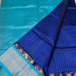 Cobalt Blue - Sky Blue Border Korvai Saree - 048