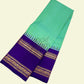 Florence Green with Navy Blue Pallu and Navy Blue Silk Border Kanjivaram Silk Saree-028