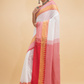 Dewali Silk Saree  with Red and Golden Border-014