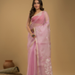 Jamdani Saree With Baby Pink - 016