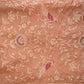 Pale Amber Orange Embriodery Saree2-017