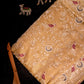 Pale Orangeish Brown Embroidery Saree-037