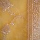 Golden Yellow Embriodery Saree2-018