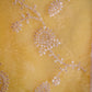 Golden Yellow Embriodery Saree2-018