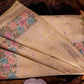 Pale Yellowish Brown Embriodery Saree-019