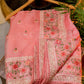 Pink Bloom Embriodery Saree-010