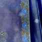 Satin Redish Blue Embriodery Saree-024