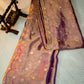 Redish Brown Embriodery Saree-011