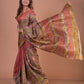 HANDPAINTED TUSSAR SILK SAREE-026 - indeloom