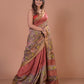 HANDPAINTED TUSSAR SILK SAREE-026 - indeloom