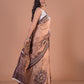 HANDPAINTED TUSSAR SILK SAREE-030