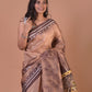 HANDPAINTED TUSSAR SILK SAREE-030