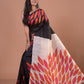 HANDPAINTED MULBERRY HANDLOOM SILK SAREE-033