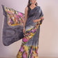 HANDPAINTED MULBERRY HANDLOOM SILK SAREE-040