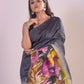 HANDPAINTED MULBERRY HANDLOOM SILK SAREE-040