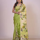 HANDPAINTED MULBERRY HANDLOOM SILK SAREE-043