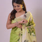 HANDPAINTED MULBERRY HANDLOOM SILK SAREE-043