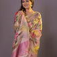 HANDPAINTED MULBERRY HANDLOOM SILK SAREE-047