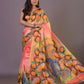 HANDPAINTED MULBERRY HANDLOOM SILK SAREE-054